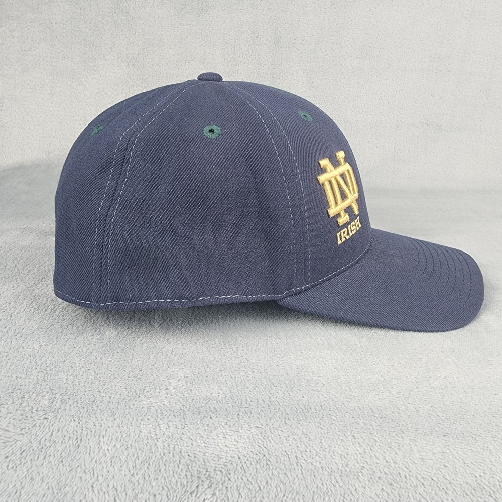 Vintage Notre Dame Fighting Irish Hat Size 8 Shamrock Twins Enterprise Fitted - Picture 5 of 7
